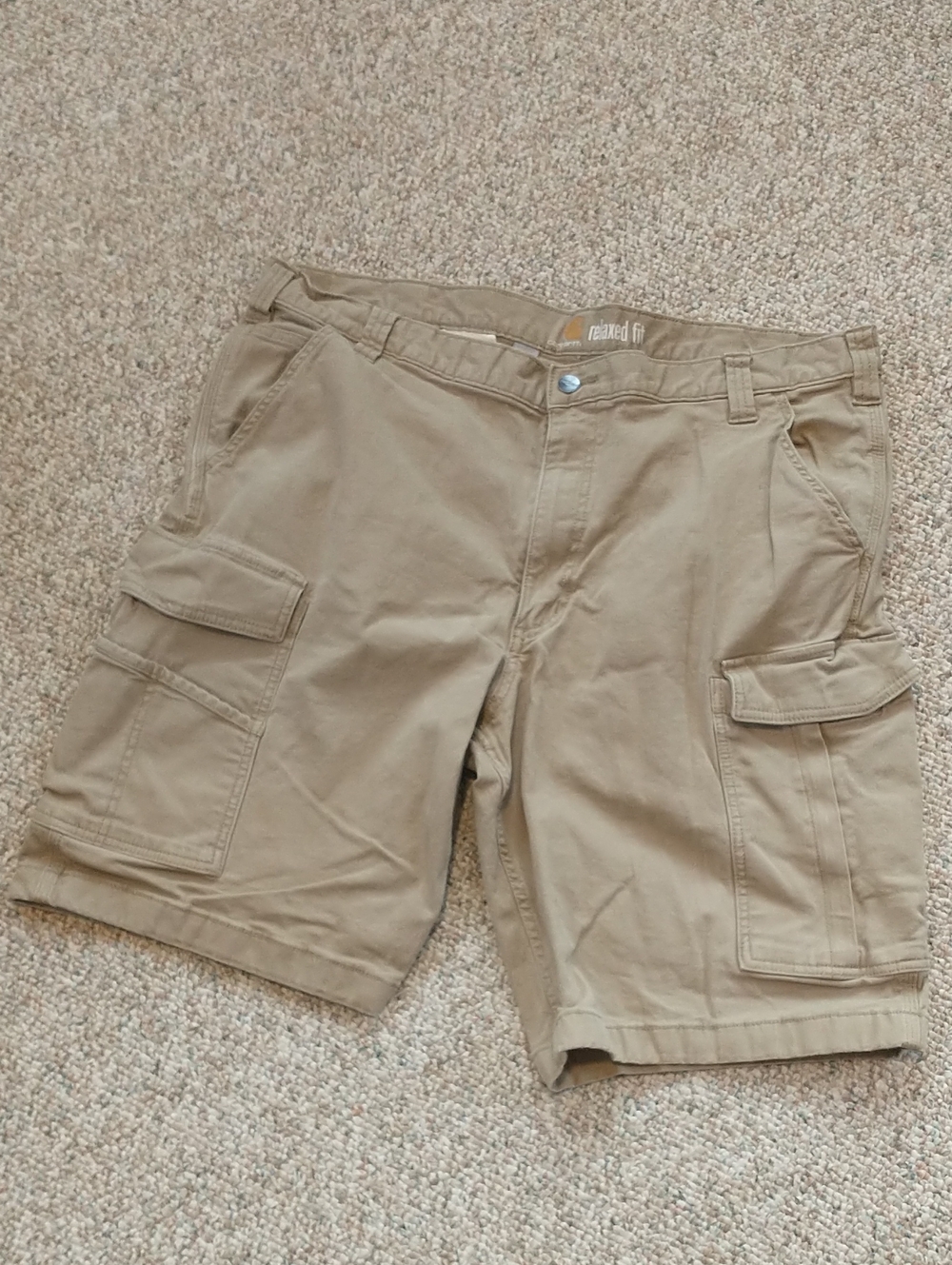 Carhartt Relaxed Fit Rugged Flex Canvas Cargo Shorts 10.5" Inseam  Size 40
